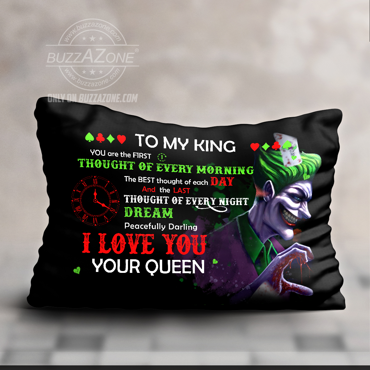 Joker Pillow QH BuzzAZone Joker Pillow QH BuzzAZone